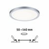 PAULMANN LED vestavné svítidlo Areo VariFit IP44 kruhové 175 13W 4.000K matný chrom 930.38