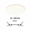 PAULMANN LED vestavné svítidlo Veluna VariFit IP44 3-krokové-stmívatelné kruhové 215 21W 3.000K satén 930.64
