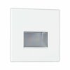 PAULMANN LED vestavné svítidlo do zdi Edge Quadro hranaté 80x5mm 1,2W 230V 2700K bílá mat