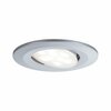 PAULMANN HomeSpa LED vestavné svítidlo Calla 3ks sada výklopné IP65 90mm 30° 3x5W 230V CCT matný chrom