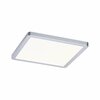 PAULMANN VariFit LED vestavné svítidlo Dim to Warm Areo IP44 hranaté 175x175mm 3 Step Dim to warm matný chrom stmívatelné