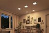 PAULMANN VariFit LED vestavné svítidlo Dim to Warm Areo IP44 hranaté 175x175mm 3 Step Dim to warm matný chrom stmívatelné