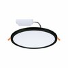 PAULMANN VariFit LED vestavné svítidlo Dim to Warm Areo IP44 kruhové 230mm 3 Step Dim to warm černá stmívatelné