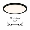 PAULMANN VariFit LED vestavné svítidlo Dim to Warm Areo IP44 kruhové 230mm 3 Step Dim to warm černá stmívatelné