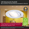 PAULMANN LED vestavné svítidlo FixedLED 10ks sada výklopné 25° 10x4,8W 230V 3000K bílá
