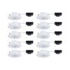 PAULMANN LED vestavné svítidlo FixedLED 10ks sada výklopné 25° 10x4,8W 230V 3000K bílá