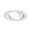 PAULMANN LED vestavné svítidlo FixedLED 10ks sada výklopné 25° 10x4,8W 230V 3000K bílá