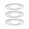 PAULMANN Vestavné svítidlo LED Nova kruhové 3x6,5W GU10 chrom nevýklopné 934.45 P 93445