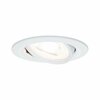 PAULMANN Vestavné svítidlo LED Nova kruhové 1x6,5W GU10 bílá mat výklopné 3-krokové-stmívatelné 934.66 P 93466