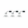 PAULMANN Vestavné svítidlo LED Nova kruhové 3x6,5W bílá mat nastavitelné 3-krokové-stmívatelné 934.85 P 93485
