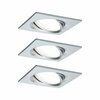 PAULMANN Vestavné svítidlo LED Nova Plus hranaté 3x6,8W hliník výklopné stmívatelné 936.80 P 93680