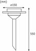 Paulmann solární kůl Special Line Solar Ufo LED 1x0,2W nerezová ocel 937.64 P 93764