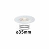 PAULMANN LED vestavné svítidlo Nova mini nevýklopné IP44 1x4W 2700K bílá mat 230V 942.98