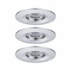 PAULMANN LED vestavné svítidlo Nova mini nevýklopné IP44 3x4W 2700K chrom 230V 943.03