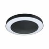 PAULMANN LED stropní svítidlo Smart Home Zigbee Circula soumrakový senzor neláká hmyz IP44 kruhové 320mm CCT 14W 230V antracit umělá hmota