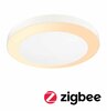 PAULMANN LED stropní svítidlo Smart Home Zigbee Circula soumrakový senzor neláká hmyz IP44 kruhové 320mm CCT 14W 230V bílá umělá hmota