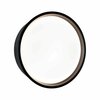 PAULMANN LED venkovní nástěnné svítidlo Platomo IP44 kruhové 180mm 3000K 14,5W 230V černá umělá hmota