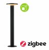 PAULMANN LED stojací svítidlo Smart Home Zigbee Plate neláká hmyz IP44 600mm CCT 5,5W 230V antracit kov/umělá hmota