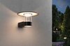 PAULMANN LED venkovní nástěnné svítidlo Sienna pohybové čidlo HF senzor IP44 212mm 3000K 9 / 1x3W 230V antracit hliník