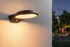 PAULMANN LED venkovní nástěnné svítidlo Anela pohybové čidlo neláká hmyz IP44 245x309mm 2200K 12W 230V antracit hliník