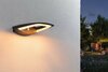 PAULMANN LED venkovní nástěnné svítidlo Akena pohybové čidlo neláká hmyz IP44 243x254mm 2200K 10,8W 230V antracit hliník 948.39