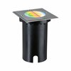 PAULMANN LED zemní svítidlo Smart Home Zigbee 3.0 Floor IP67 hranaté 110x110mm RGBW+ 4,9W 230V kov kartáčovaný hliník