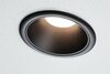PAULMANN LED vestavné svítidlo 3-krokové-stmívatelné Cole Coin IP44 kruhové 88mm Coin 6W 230V 2700K černá
