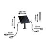 PAULMANN Plug & Shine solární panel IP44 24V max. 21W antracit