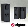 PAULMANN Plug & Shine sloupek se zásuvkami Rio vč. trafa IP44 antracit