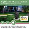 PAULMANN Plug & Shine sloupek se zásuvkami Rio vč. trafa IP44 antracit