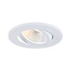PAULMANN LED vestavné svítidlo White Select Viona IP65 kruhové 85mm 25° 6W 230V 2700 - 4000K černá mat/bílá mat/matný chrom