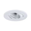 PAULMANN LED vestavné svítidlo White Select Viona IP65 kruhové 85mm 25° 6W 230V 2700 - 4000K černá mat/bílá mat/matný chrom