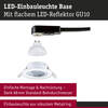 PAULMANN LED vestavné svítidlo Base GU10 Flat výklopné 4W 230V 2700K bílá
