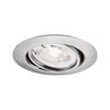 PAULMANN LED vestavné svítidlo Base GU10 Flat výklopné 3x4W 230V 2700K kov kartáčovaný