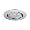 PAULMANN LED vestavné svítidlo Base GU10 Flat výklopné 3x4W 230V 2700K kov kartáčovaný