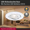 PAULMANN LED vestavné svítidlo Base GU10 Flat výklopné 3x4,9W 230V stmívatelné 2700K bílá