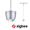 PAULMANN URail závěs Smart Home Zigbee 3.0 Tyros RGBW 4,5W RGBW+ stmívatelné 230V matný chrom