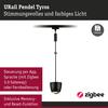 PAULMANN URail závěs Smart Home Zigbee 3.0 Tyros RGBW 4,5W RGBW+ stmívatelné 230V černá mat