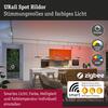 PAULMANN URail lištový spot Smart Home Zigbee 3.0 Hildor RGBW 7,5W RGBW+ stmívatelné 230V matný chrom