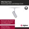 PAULMANN URail spot Smart Home Zigbee 3.0 Tarie RGBW 4,5W RGBW+ stmívatelné 230V matný chrom