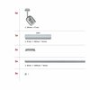 PAULMANN URail sada Blossom Rauch matný chrom bez zdroje světla max. 4x10W G9 968.99 P 96899