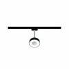 PAULMANN URail LED-spot Circle 5W černá mat/chrom 4000K kov/umělá hmota stmívatelné 969.39