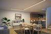 PAULMANN Linion napájení Power Channel Zigbee 230/24V 17W matný chrom 1m