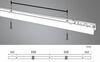 PAULMANN Linion napájení Power Channel 230/24V 17W matný chrom 1m
