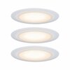 PAULMANN Premium vestavná svítidla sada LED Suon WarmDim 2000-2700K 3x6,5W 230 V saténové 999.42 P 99942