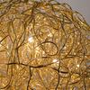 PAUL NEUHAUS závěsné svítidlo SAREA zlatá barva, hliník, hra světla, nastavitelná výška, umělecký objekt