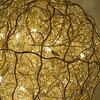 PAUL NEUHAUS závěsné svítidlo SAREA zlatá barva, hliník, hra světla, nastavitelná výška, umělecký objekt