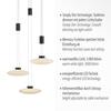 PAUL NEUHAUS LED závěsné svítidlo, 3 ramenné, kruhové, černá, stmívatelné, nastavitelná výška SimplyDim 3000K