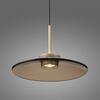 PAUL NEUHAUS LED závěsné svítidlo PURE E-Moon bronz elektricky nastavitelná výška 2700-5000K PN 2195-97