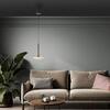PAUL NEUHAUS LED závěsné svítidlo ELIPSA, černá, Comfort-Lift, stmívatelné 3000K
